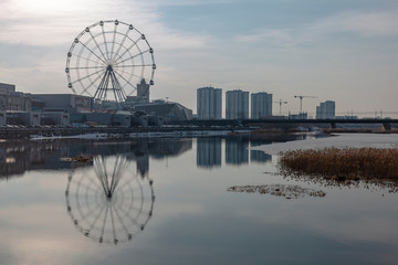 bridge over the river