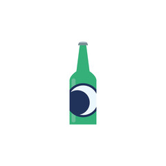 Isolated drink bottle icon flat design