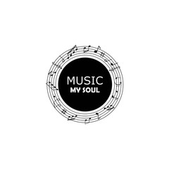 Musical design element,music notes,symbols,vector illustration. - Vector