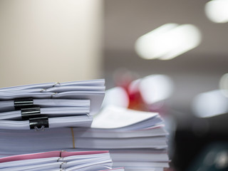 Stack of document on the table , business concept