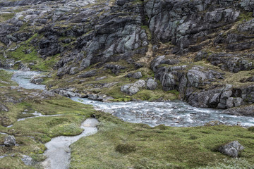 Norwegen, Landschaft um Andalsnes, Trollstigen
