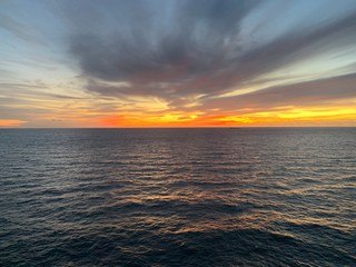 Obraz premium Gulf Sunset Orange