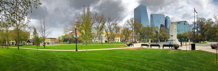 Regina, Canada city center panorama