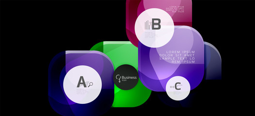 Modern advertising concept for wallpaper design. Vector info graphic design. Vector design concept. Business presentation. Abstract geometric frame.