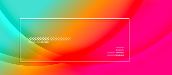 Trendy simple fluid color gradient abstract background with dynamic wave shadow line effect. Vector Illustration For Wallpaper, Banner, Background, Card, Book Illustration, landing page