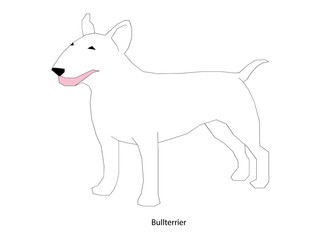 A dog vector illustration isolated