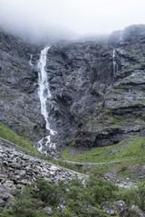 Wasserfall am Trollstigen, Norwegen