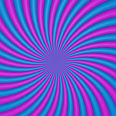 Colorful Blue and Purple Candy Twist