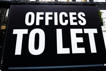 Obraz premium Offices To Let sign