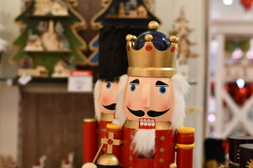 Nussknacker Holz Weihnachtsmarkt