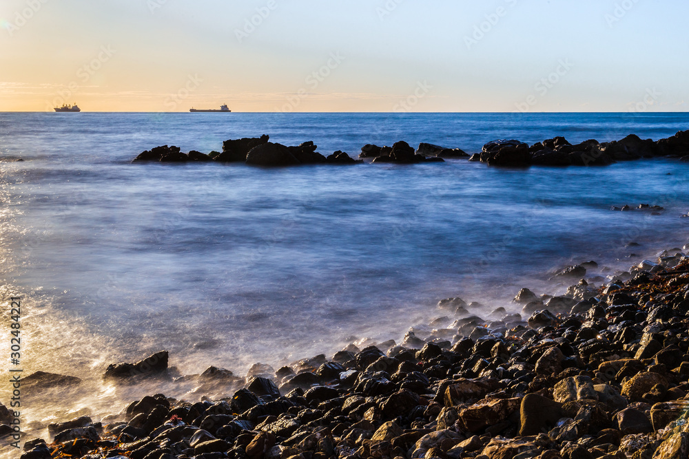 Canvas Prints Seascape at sunset, long exposure 