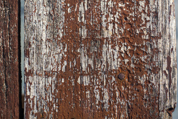 real wood board stung with nails background texture pattern parts