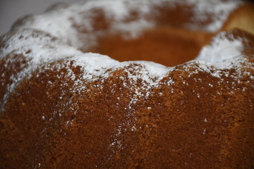 Kuchen mit Zucker