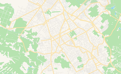 Printable street map of Vacoas, Mauritius