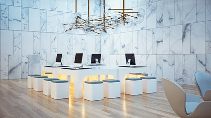 modern office design concept.