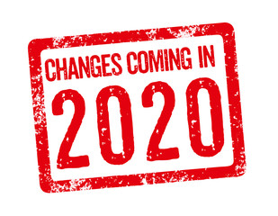 Red stamp - Changes coming in 2020