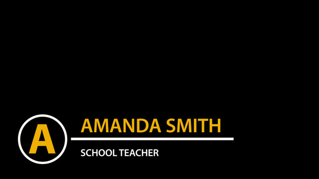 Minimal Lower Thirds