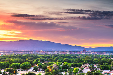 Fototapeta na wymiar Albuquerque, New Mexico, USA downtown cityscape