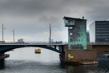 Langebro (Long Bridge) is a bascule bridge across the Inner Harbour of Copenhagen, Denmark....