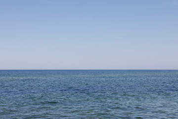 Obraz premium The horizon line on the Baltic Sea