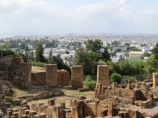 Fototapeta na wymiar city of Carthage in Tunisia