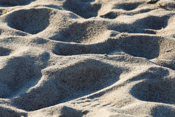This sand is a beach on the Baltic Sea