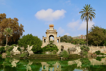 Cascada Monumental Parc de la Ciutadella, Barcelona, Spain