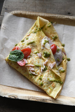 Savory crepe