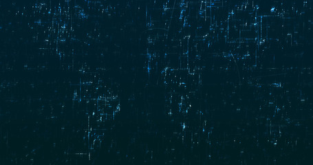 Abstract digital network data background, 3D rendering