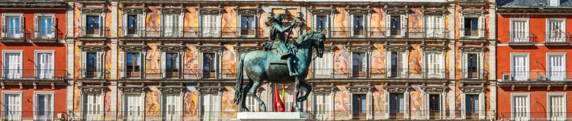 Kissenbezug Plaza Mayor, Madrid, Spanien © beatrice prève