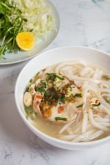 Banh Canh Ca Loc - Vietnamese Thick Noodle Soup