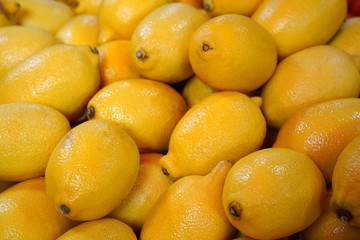 background of lemons