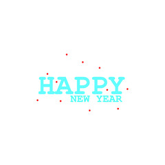 happy new year vector, poster, banner.