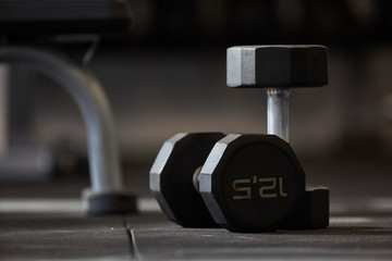 Dumbbells.Fitness concept. sport Gym