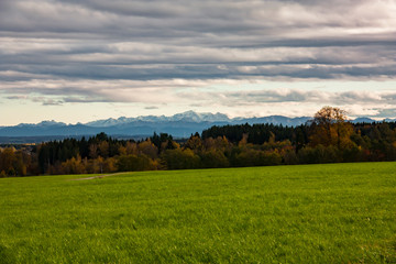 Alpenpanorama aus dem Allgäu
