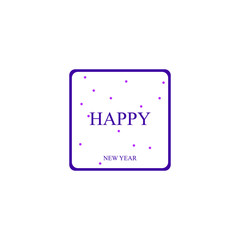 happy new year vector, poster, banner.