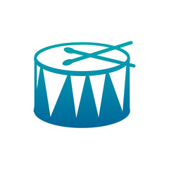 Isolated drum instrument gradient design
