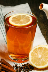 Stockholm, Sweden Tea with lemon, cinnamon and
