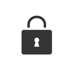 Padlock Icon Vector Illustration