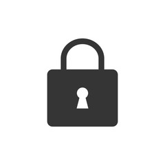 Padlock Icon Vector Illustration
