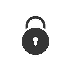 Padlock Icon Vector Illustration