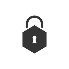 Padlock Icon Vector Illustration