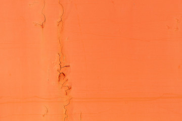 Old Weathered Orange Cracked Metal Texture