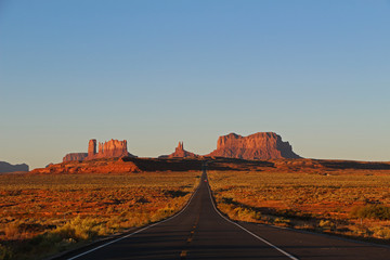Monument Valley at Sunset in Utah