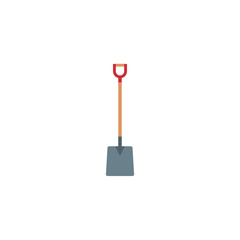 Isolated shovel utensil icon flat design