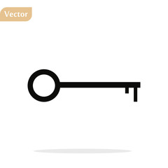 Key icon in trendy flat style isolated on background. Key icon page symbol for your web site design Key icon logo, app, UI. Key icon Vector illustration, EPS10.