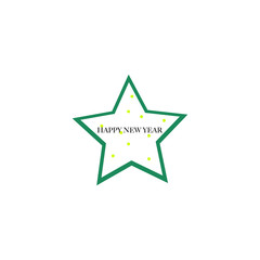 Obraz premium Happy New Year. Holiday Vector Illustration