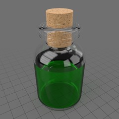 Cylindrical potion jar