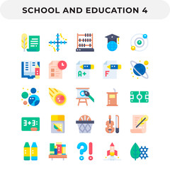 Flat Icons Pack for UI. Pixel perfect vector icon set for web design and website application.