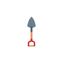 Isolated shovel utensil icon flat design